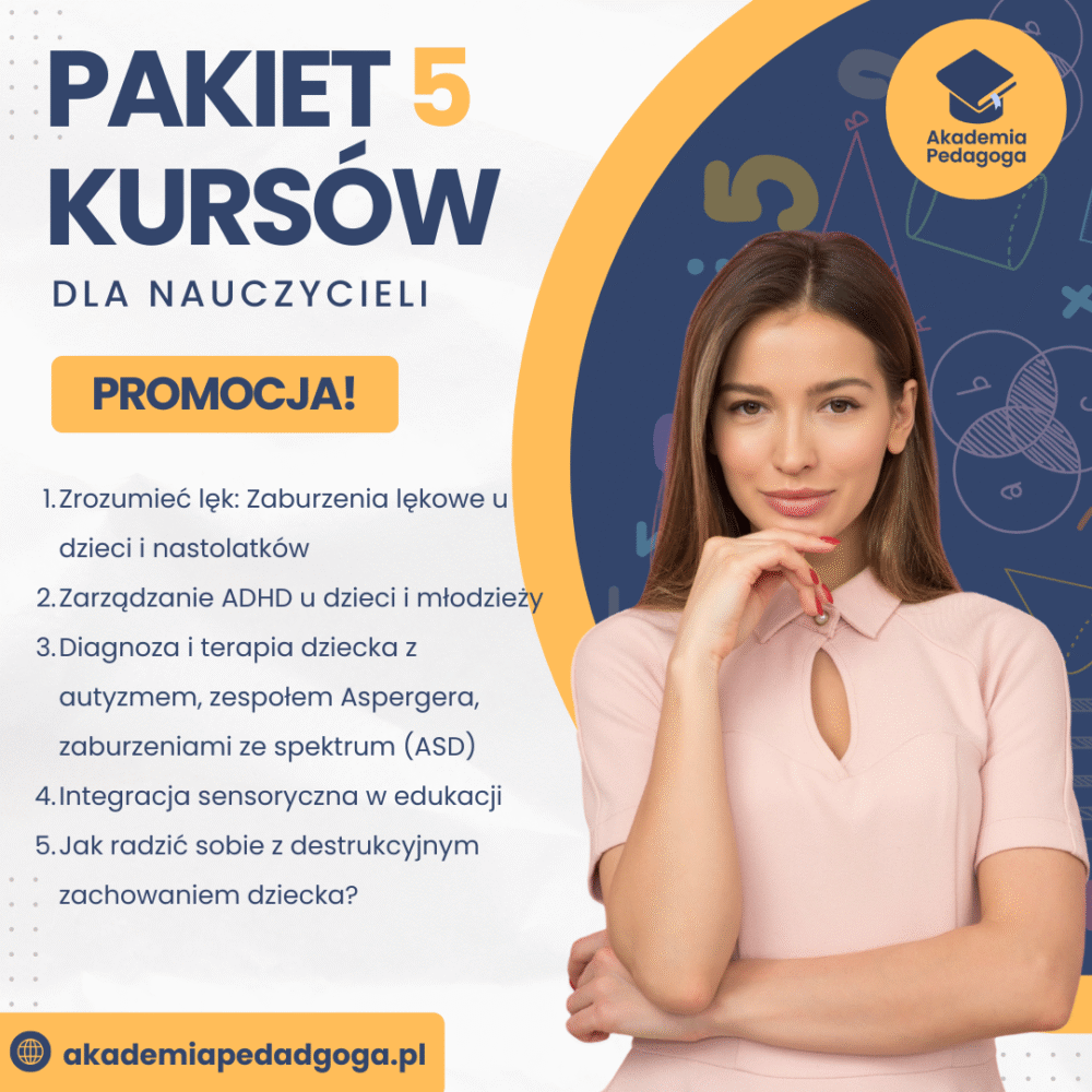 Pakiet 5 kursów online dla nauczycieli